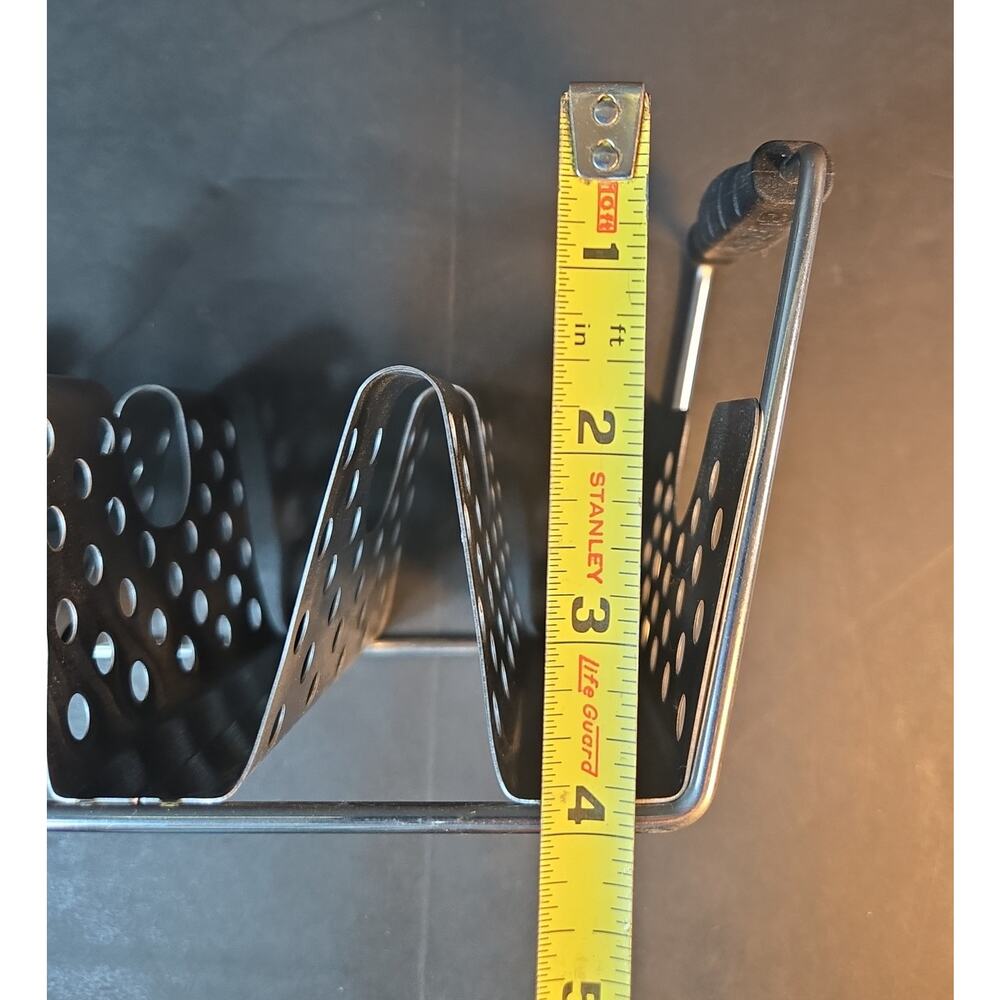 Blackstone Griddle Grill Taco Holder Rack Stainless Steel 4-Slot with Handles - Picture 10 of 10